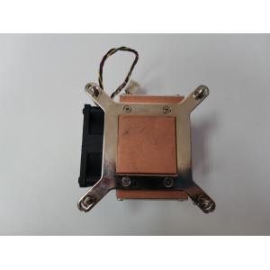 C1100 Strips Square Heat Sink With Round Fan Cooper Base