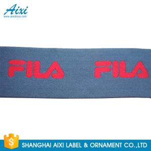 Spandex Webbing Tape Jacquard Elastic Waistband Soft Underwear Custom Logo