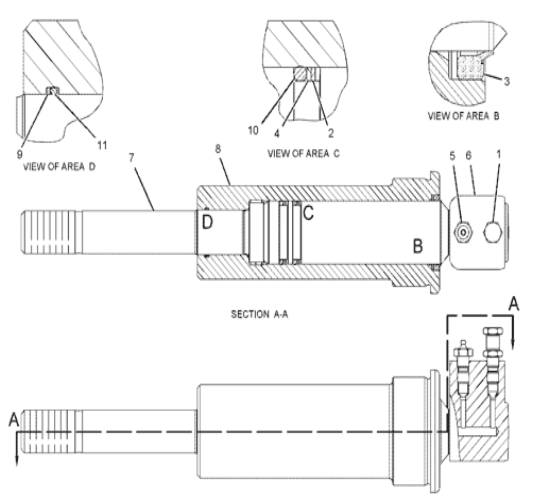 2394390 239-4390 Track Adjuster GP For 320D 320E 320D2 Excavator Undercarriage Parts