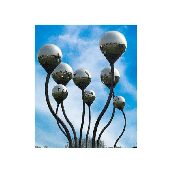 Buy 300cm High Modern Stainless Steel Landscape Art Sculpture at wholesale prices