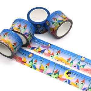 Kawaii Water Activated Adhesive Washi Tape Sets