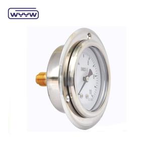 high quality hydraulic EN837-1 pressure gauge with front flange
