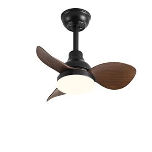 wholesale Solid Wood Ceiling Fan 22 inch Silent Fan Pendant Light Variable