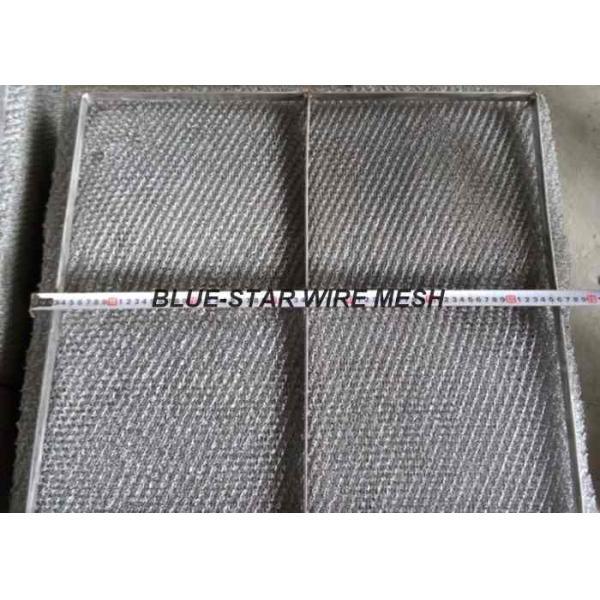 Duplex Stainless Steel Filter Wire Mesh Demister Pads / Coalescer 300 mm - 6000 mm