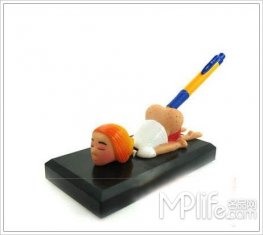 Quality Custom cartoon character Voice Recordable Gifts talking pen with LED flash module for sale