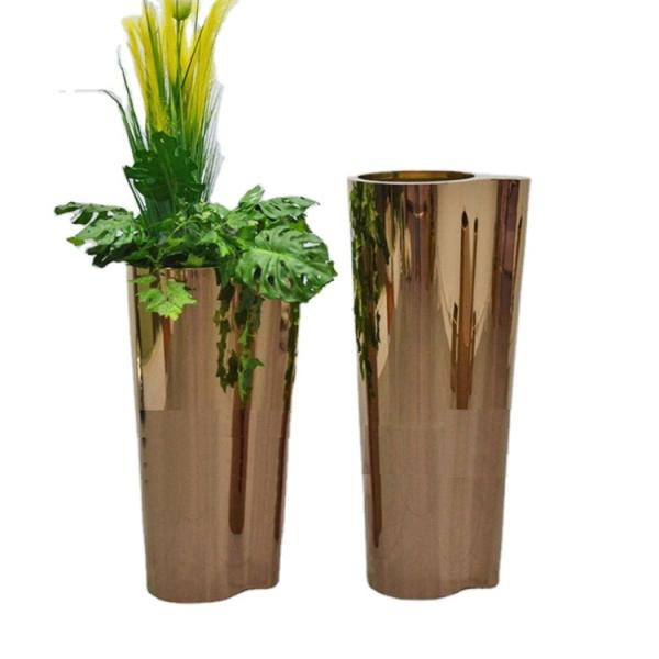Special-shaped luxury outside modern flower planter and flower pot