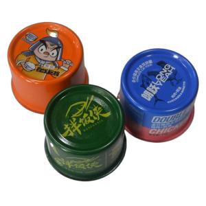 202 Caliber Round Tin Cans 50ml 2 Piece Cans For Customization Adjustable Height