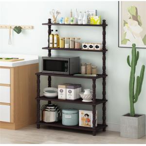 MultiFunctional Wood Kitchen Microwave Rack stand 5 Tier