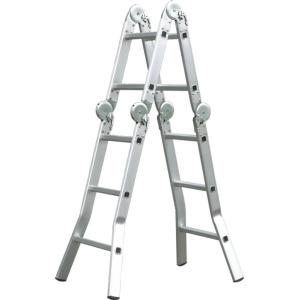 Standard Aluminum Step Ladder 150kg Max Loading Aluminum Folding Ladder
