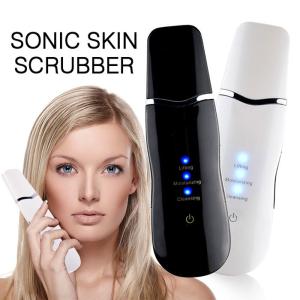 Quality Professional Face Cleansing Scrubber Ultrasonic Peeling Silicone Pore Cleanser for sale