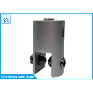 Creative Design Glass Side Clamp Sign Cable Gripper For Sign Hanging Systems