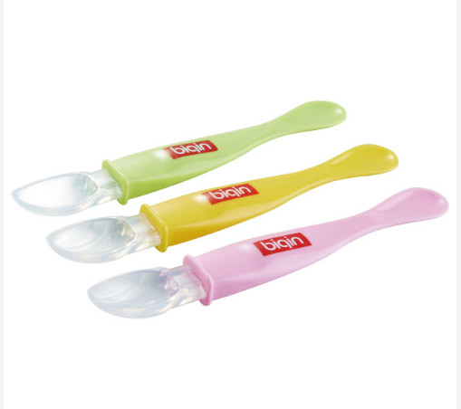 Buy Double Heads Baby Feeding Spoon PP Silicone Safe Comfortable at wholesale prices