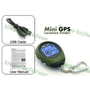 Mini Handheld GPS tracker/Receiver + Location Finder with Keychain
