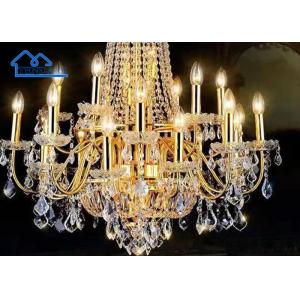 Creative Party Tent Accessories Ceiling Atmosphere Luxury Crystal Chandelier