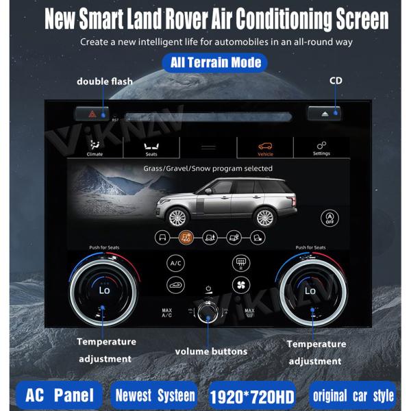 10.4 inch For Land Range Rover Vogue L405 AC Panel 2013-2017 Car air Conditionin