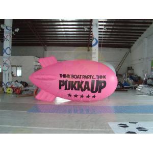 Quality Inflatable Advertising Helium Zeppelin , Openning Events Pink PVC Inflatables for sale