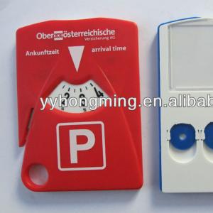 Euro Auto Car Plastic Parking Disc with Design Style and Clock Parkscheibe