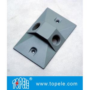 OEM Vertical Aluminum Rectangular Weatherproof Electrical Boxes Cover