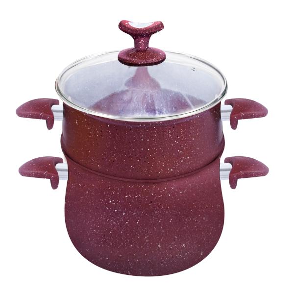 Buy 7pcs Aluminum Cooking Pot Set Marble Coating Induction at wholesale prices
