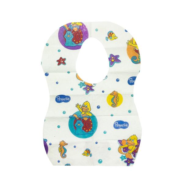 Buy High Absorption OEM 25×35cm Disposable Paper Bibs at wholesale prices