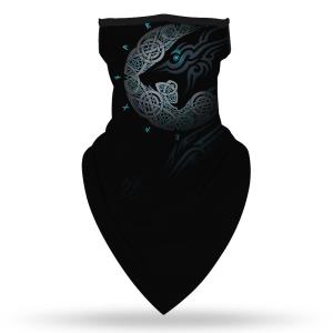 100% Cotton Fall Tubular Headwear Seamless Face Scarf