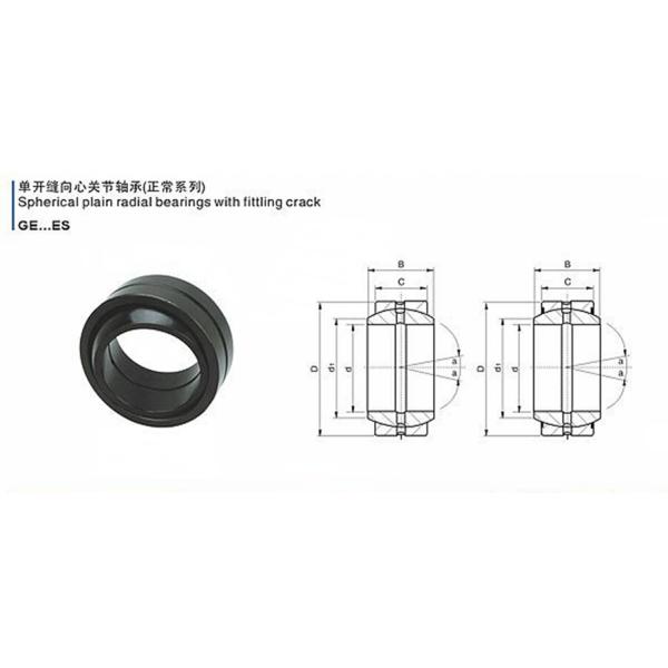 Single Slit Radial Load Ball Bearings with Chrome Steel , Stainless Steel