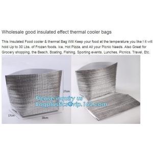 Reusable aluminium foil thermal insulation material cooler bag foPromotional