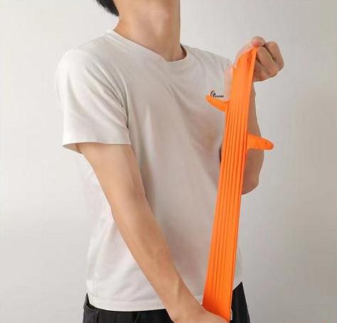 Household Orange Nitrile Disposable Gloves 7g Gram 30CM Industrial Cleaning