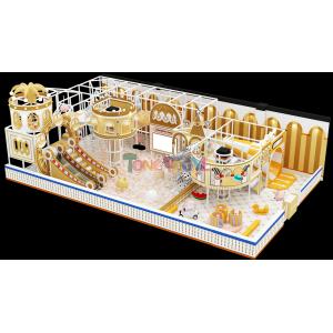 180 Squares Indoor Playground Equipment Yellow Commercial Indoor Play Equipment