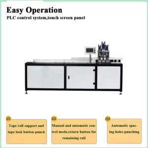 Quality Automatic Head Rail And Bottom Rail Cutting &amp; Punching Machine With Automatic Measuring Functions for sale