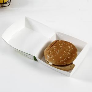 Customized Personalized Design Burger Box Biodegradable Cardboard Paper