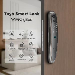 Intelligent facial recognition fingerprint lock for remote unlocking of mobile