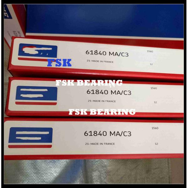 Thin Wall 61840 MA / C3 Deep Groove Bearing For Electrical Tools 200mm X 250mm X 24mm