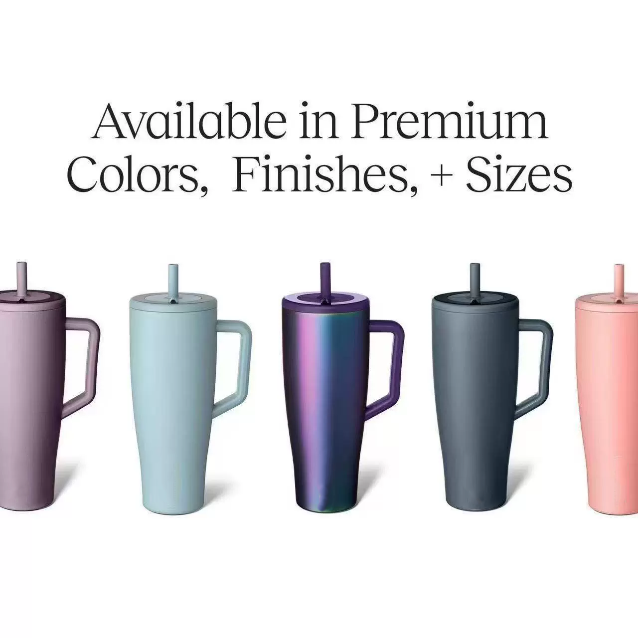 Cross-border Ice Cup 304 Stainless Steel Insulated Flask With Straw Outdoor