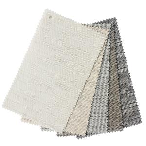 Polyester Sunscreen Roller Blinds Fabric For Fireproof 10% Openness Solar Shade