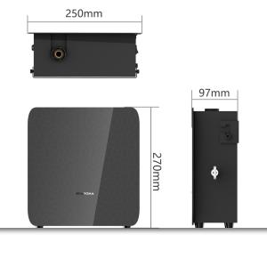 X1000 Wall Mounted Air Purifiers 500ml Bluetooth Wifi HVAC Air Diffuser