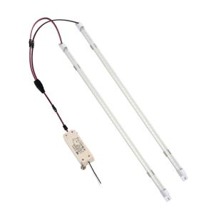 36w Non Dimming LED Magnetic Retrofit Kit DLC Listed 4ft 2 Strips Kits