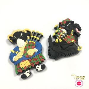 Wholesale Custom Logo Stylish 3D PVC Promotional Decorative Refrigerators Magnet