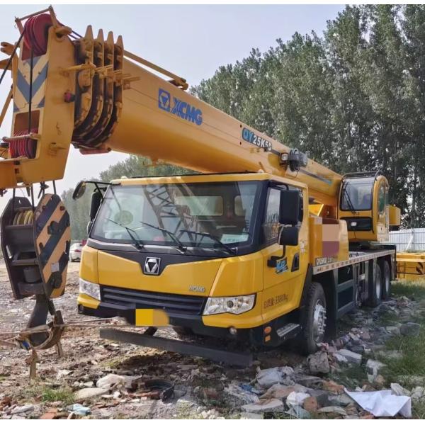 Used XCMG Mobile Truck Crane 25 Tons for Construction Company Inventory Direct
