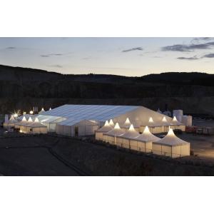 Big PVC Aluminium Pagoda Wedding Event Tents With Luxury Desorations And Lights