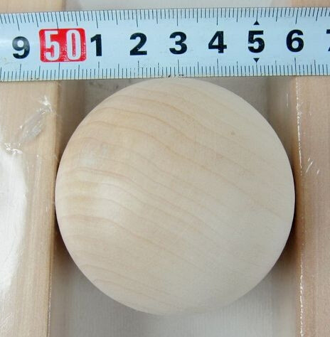 Buy 6cm wood round ball solid natural wooden ball at wholesale prices