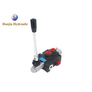 China 1P40 Monoblock Hydraulic Valve 40L Flow, 1 Spool, BSP Port G3/8, 3 Position Spring Return on sale
