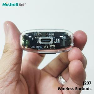 J207 TWS Wireless Earbuds Tranparent Cover Design ENC Earphones