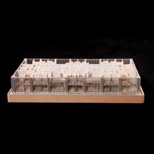 1/125 Interior Physical Models Wooden Style With Laser Cutting,Thermoforming,