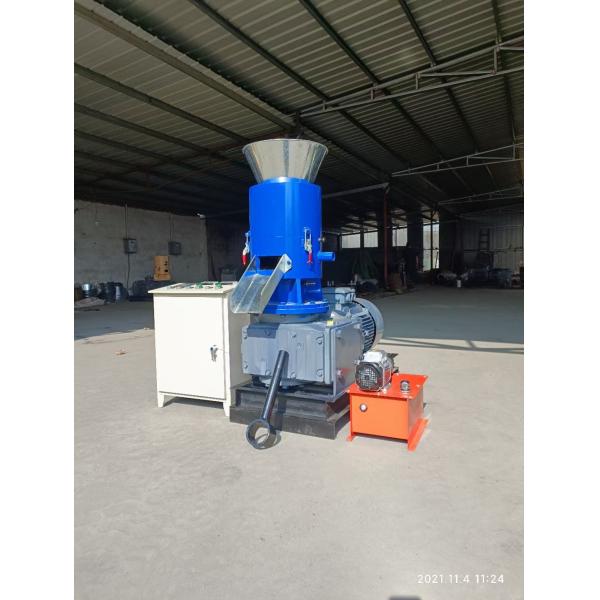 30kw Flat Die Pellet Machine For Wood Pellet Making Equipment 900kg