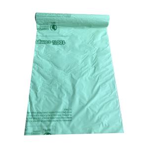 Straight Top Biodegradable Garbage Bags 13 Gallon Multicolor Compostable