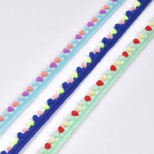 20KJ35 SGS 1.3cm Ball Pillow Polyester Pom Pom Trim