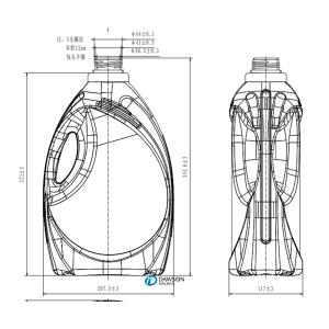 S136 Blow Molding Machine Mold Plastic Bottle Mould
