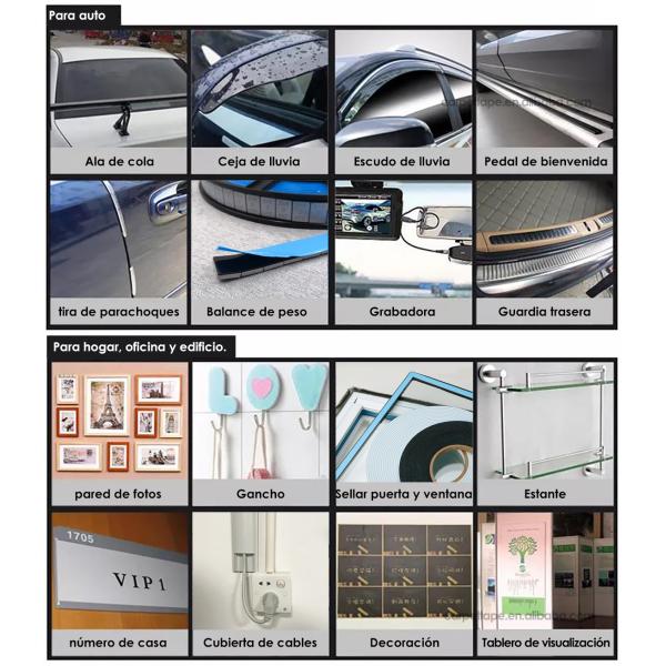 Double Sided PE Foam Tape Acrylic Adhesive Heat Resistant