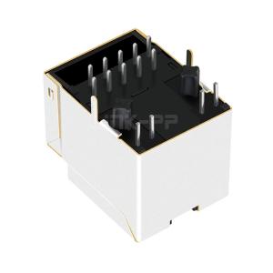 LPJD4726BFNL Gigabit Vertical RJ45 Jack With Magnetics Green/Green Leds